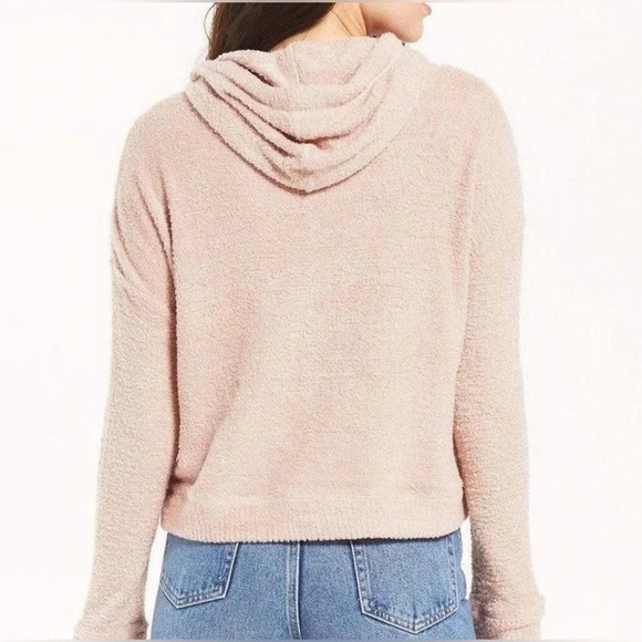 Z Supply Kacey Feather Hoodie in Mauve - Picture 4 of 9